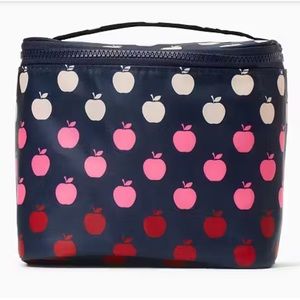 Kate Spade Lunch Box / Cosmetic Bag NWT Apple Orchard Degrade 🍎 Pink/Red Ombré